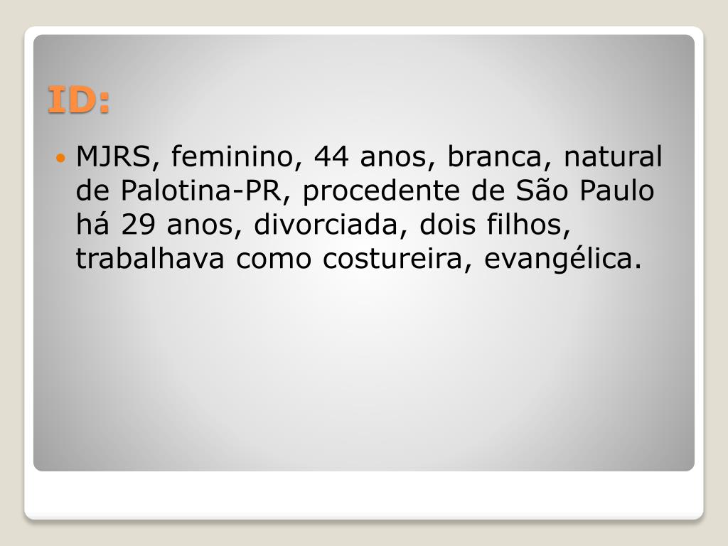 PPT - História Clínica - Anamnese PowerPoint Presentation, free download -  ID:742363