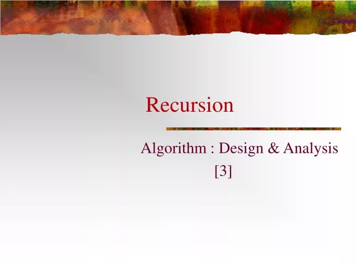 PPT - Recursion PowerPoint Presentation, free download - ID:4341448