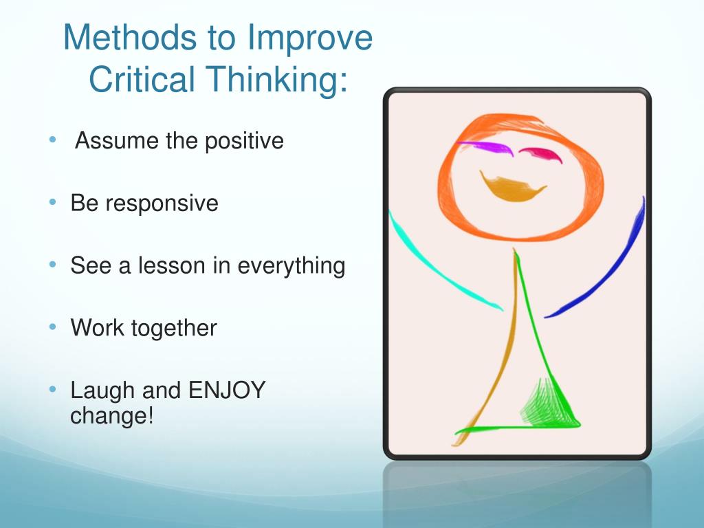 how to improve critical thinking ppt