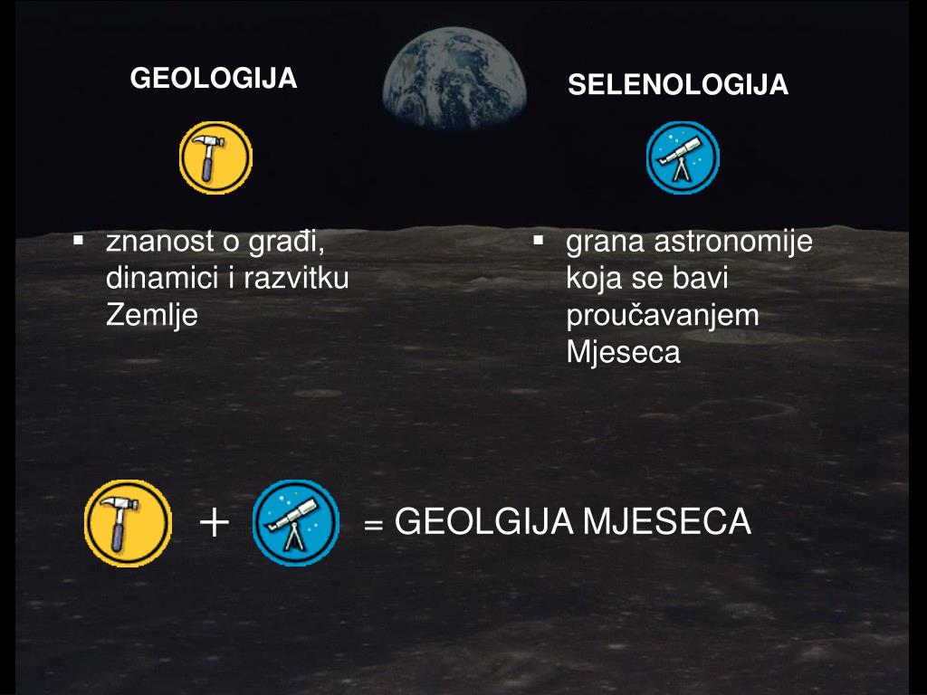 PPT - grana astronomije koja se bavi proučavanjem Mjeseca PowerPoint ...