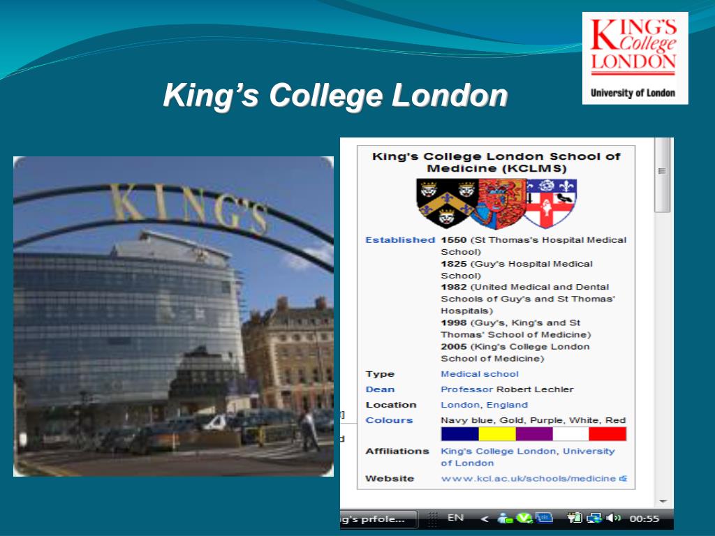 king's college london presentations