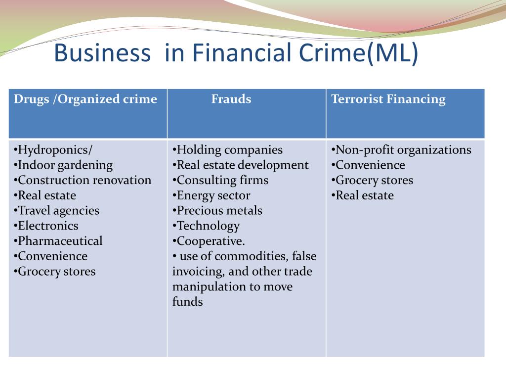 case study on financial crime