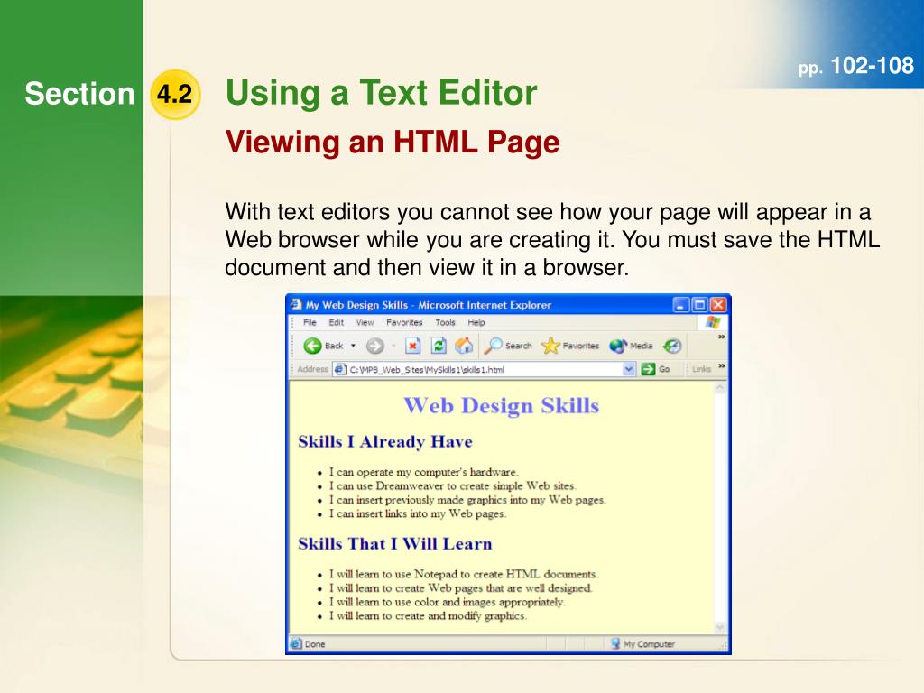 create presentation using html