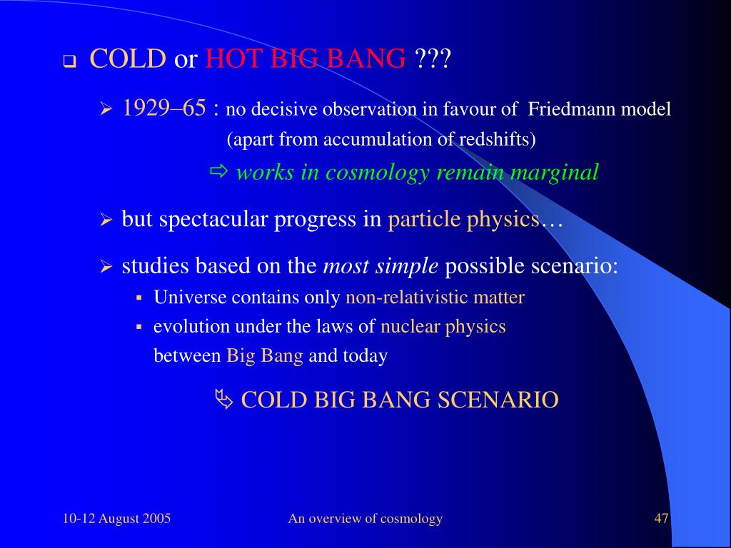 PPT - An overview of Cosmology PowerPoint Presentation, free download -  ID:4343567