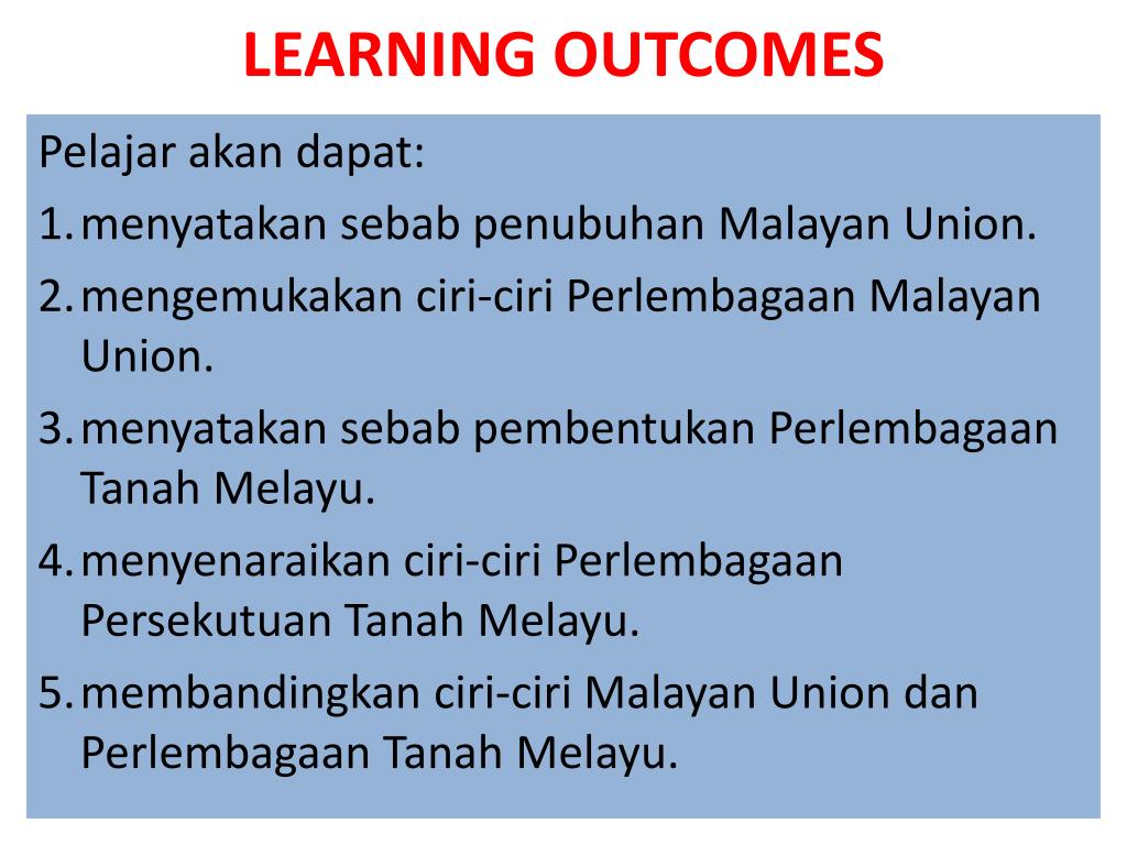 Ciri perlembagaan malayan union