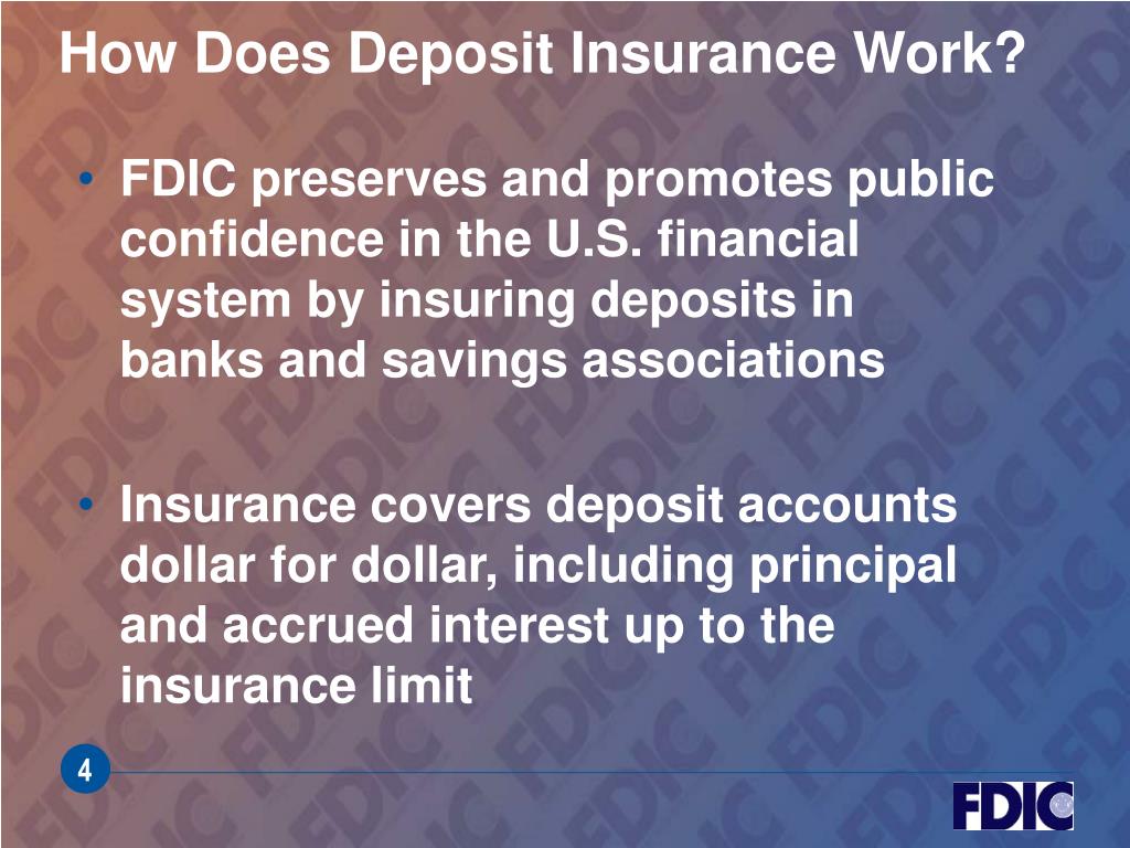 Ppt Fdic S Video Overview On Deposit Insurance Coverage