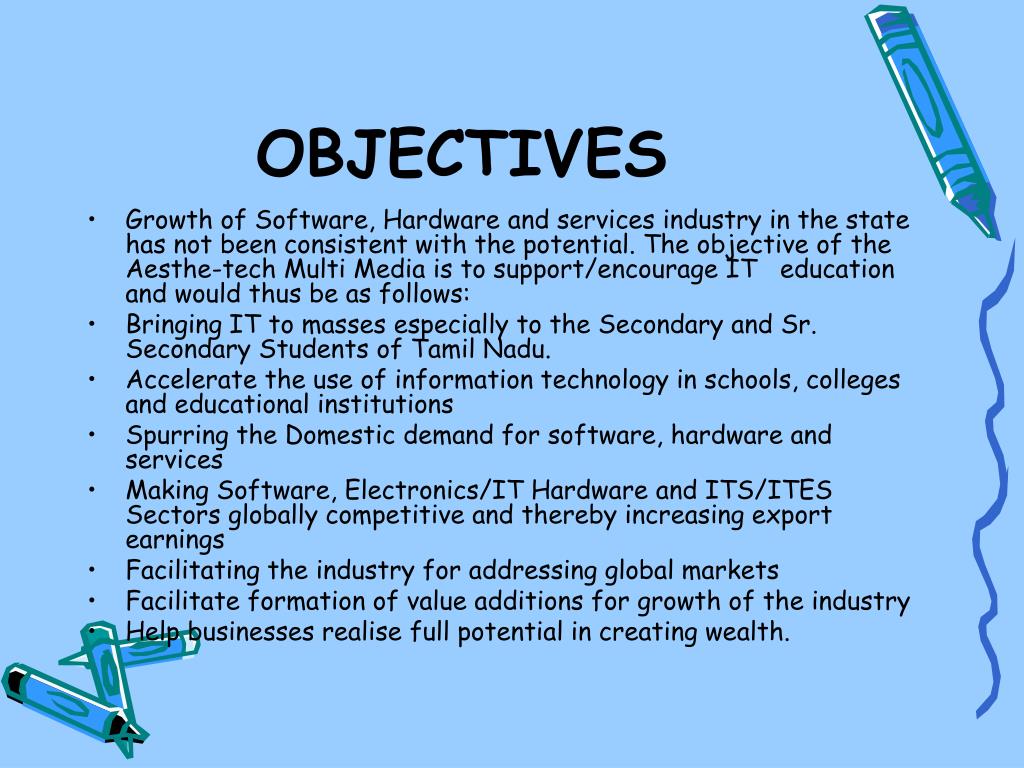objectives of education technology