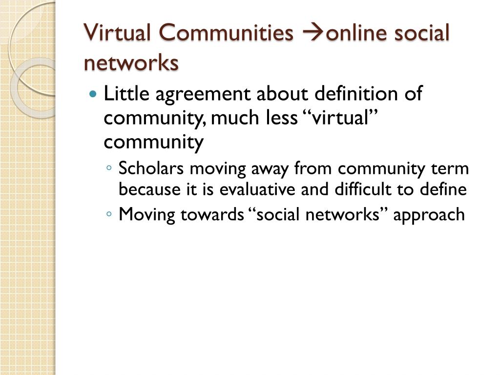 Ppt Virtual Online Communities Powerpoint Presentation Free