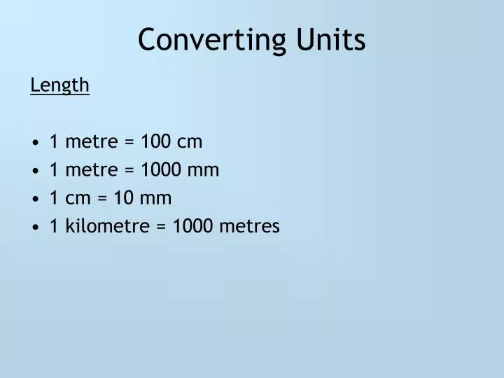 converting units n.