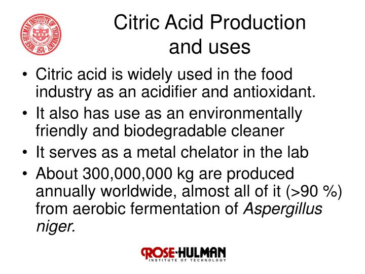 production of citric acid Engineering & process technology licensing of citric acid production plants. production of citric acid Engineering & process technology licensing of citric acid production plants.