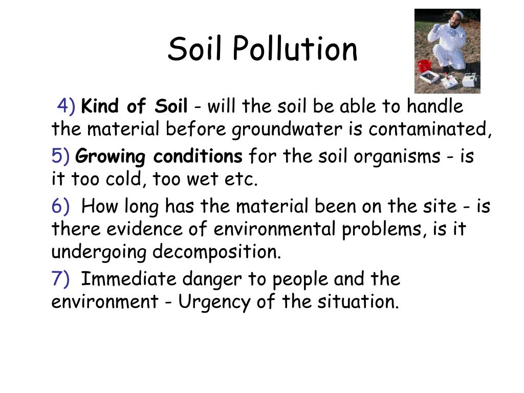 project work methodology of soil pollution