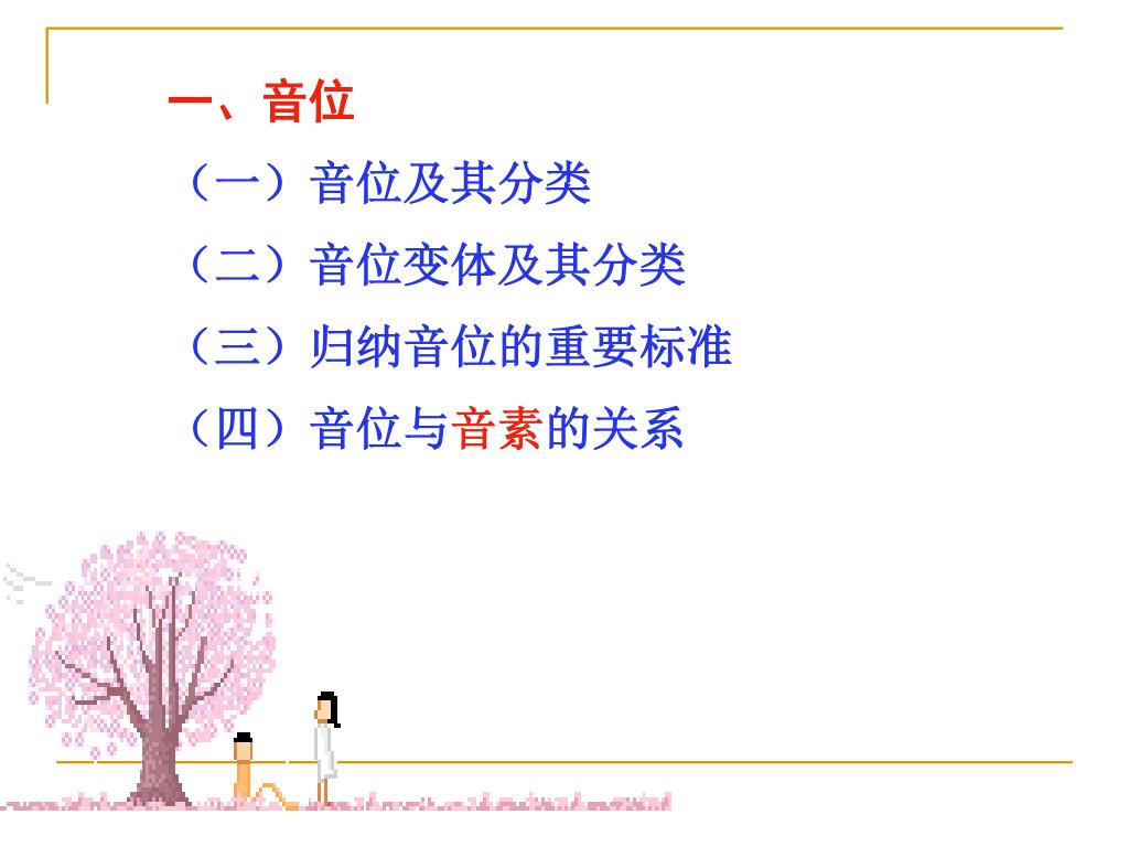 Ppt 第三章语音 语言结构之一powerpoint Presentation Id