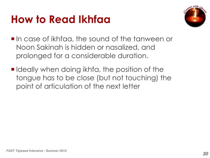 PPT - FAST Tajweed Intensive Workshop PowerPoint Presentation - ID:4348989