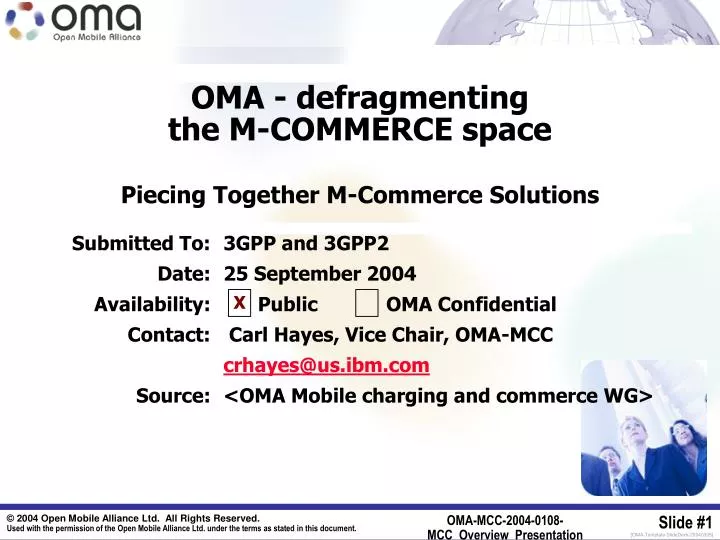 oma defragmenting the m commerce space piecing together m commerce solutions n.
