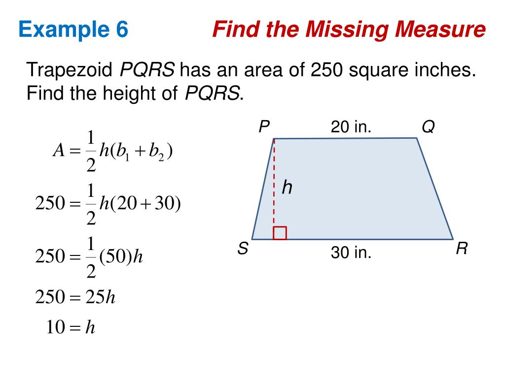 PPT Areas of Triangles, Trapezoids, and Rhombi PowerPoint