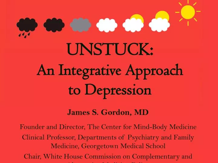 unstuck an integrative approach to depression n.