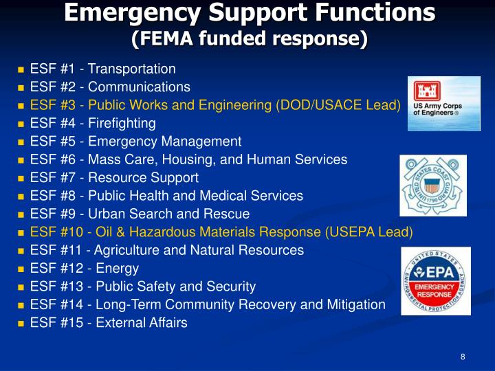 PPT ESF10 Debris Management Support of ESF3 PowerPoint Presentation