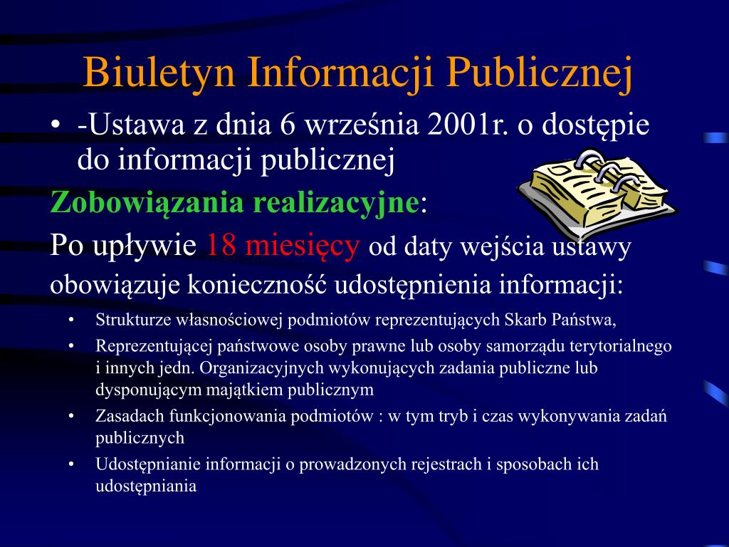 PPT - Biuletyn Informacji Publicznej PowerPoint Presentation, free download  - ID:4351445