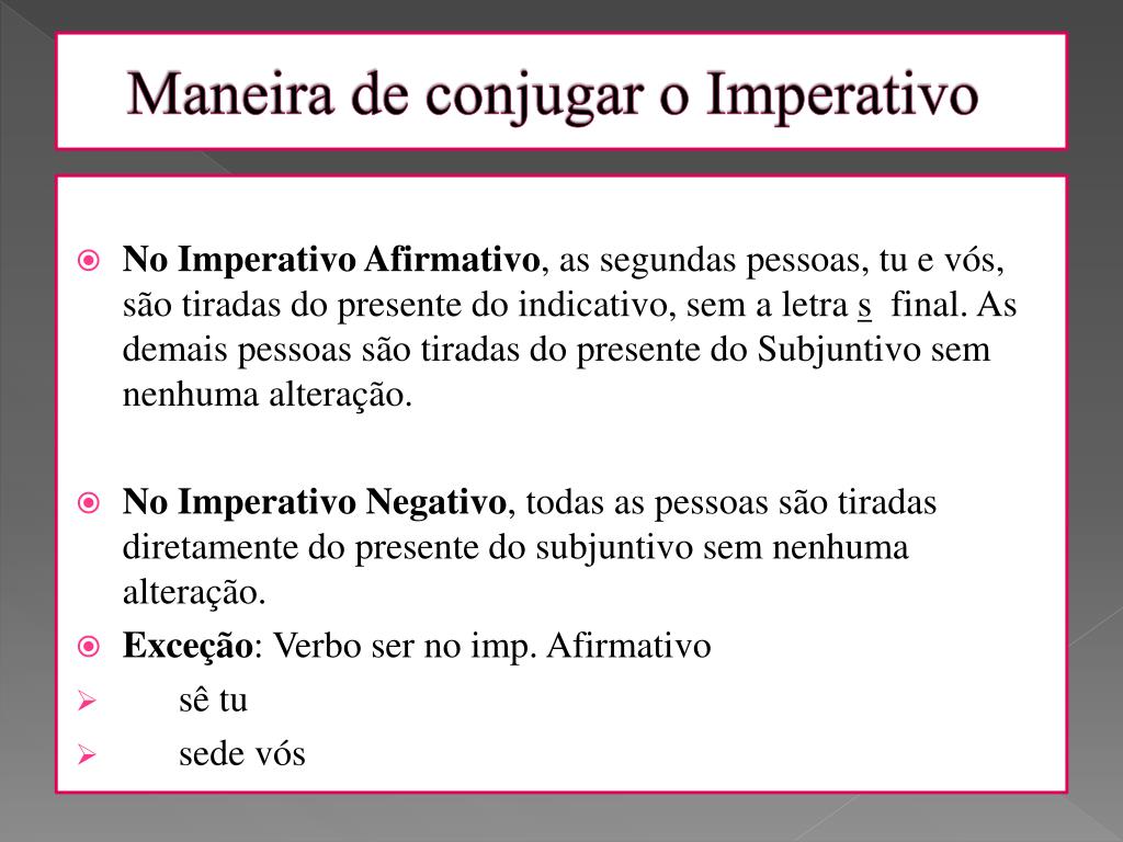 Modo imperativo: o que é, quando se usa, conjugação - Português