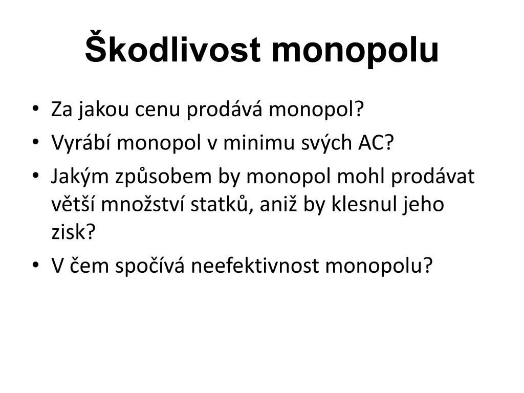 PPT - MONOPOL PowerPoint Presentation, free download - ID:4353432