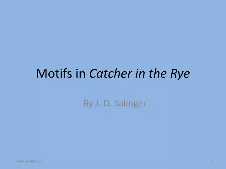 catcher in the rye thesis essay catcher in the rye thesis essay
