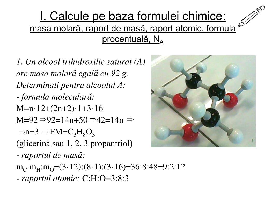 PPT - CALCULE CHIMICE - ALCOOLI PowerPoint Presentation, free download -  ID:4354045