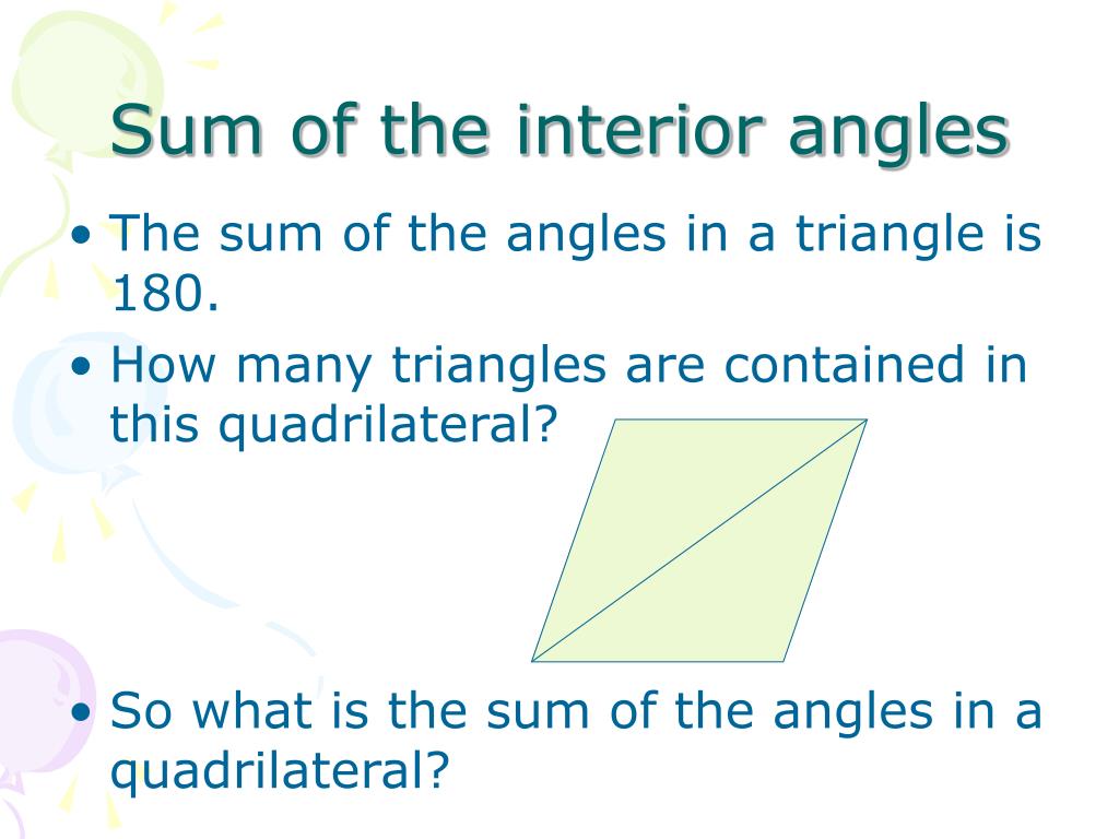 Ppt Section 6 1 Angles Of Polygons Powerpoint Presentation