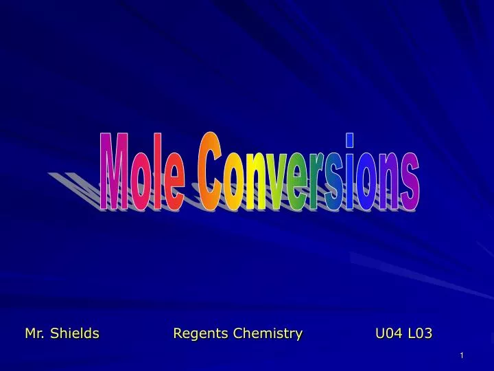 Chemistry Regents Conversion Chart