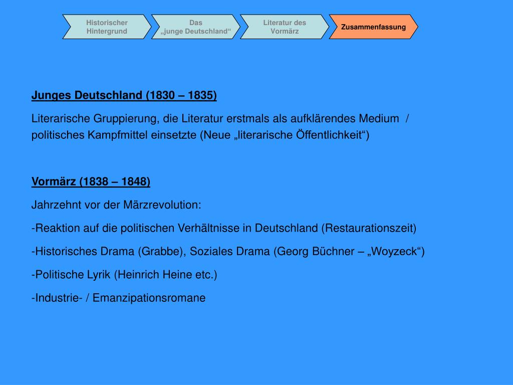 PPT - Junges Deutschland / Vormärz PowerPoint Presentation, free download -  ID:4358142