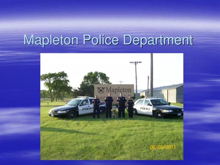 mapleton police department n.