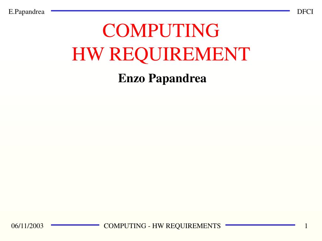 portal hw requirements