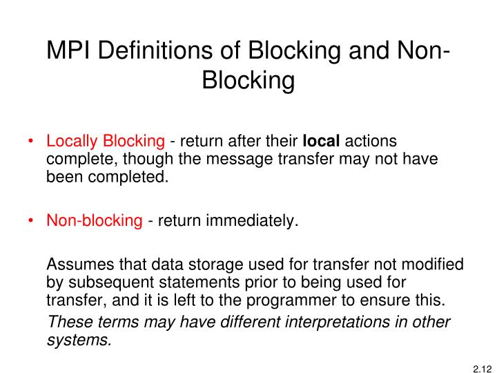 PPT MessagePassing Computing PowerPoint Presentation ID4360883