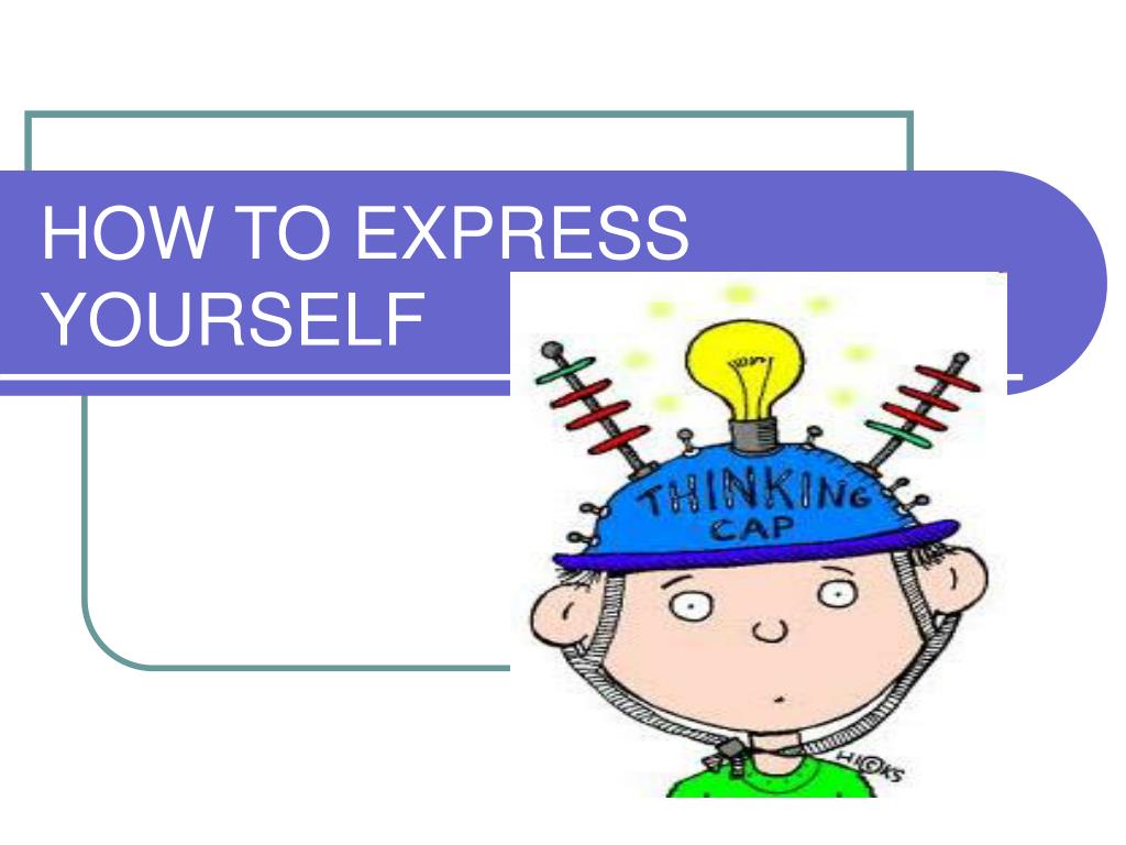 speech on express yourself