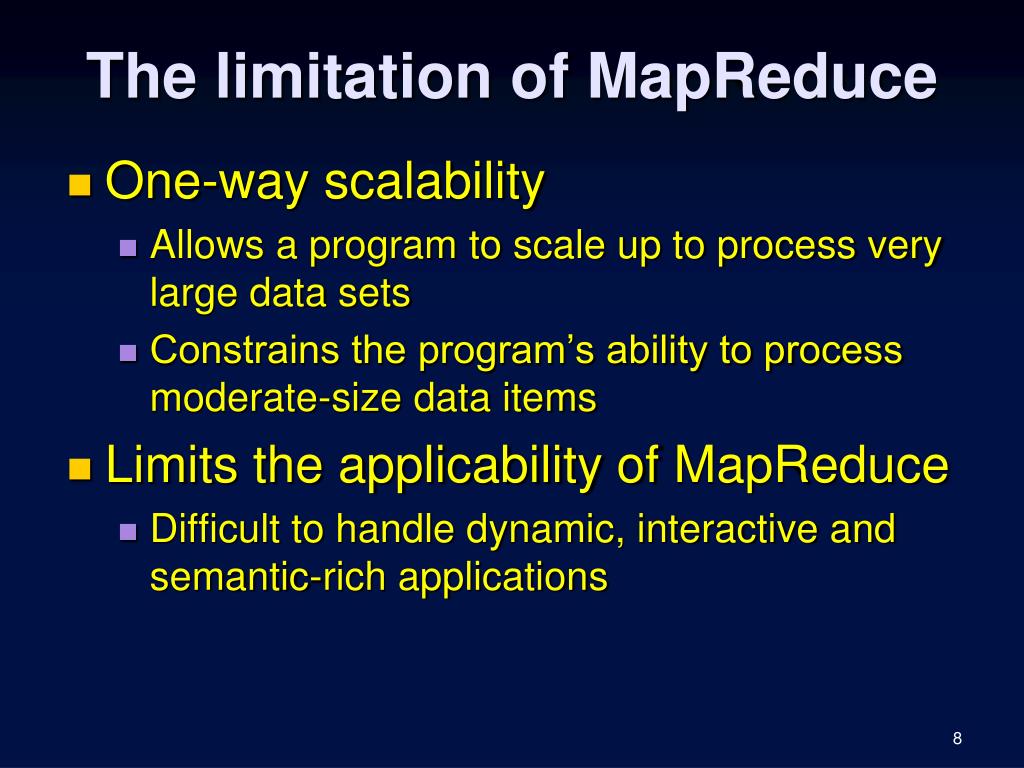 PPT The Limitation of MapReduce A Probing Case and a Lightweight Solution PowerPoint