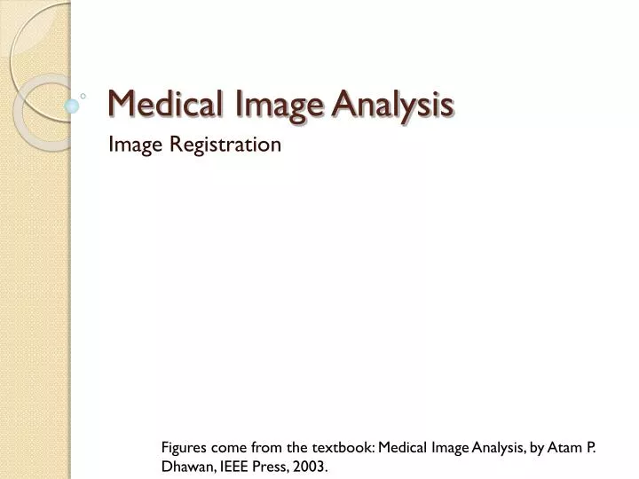 medical image analysis n.