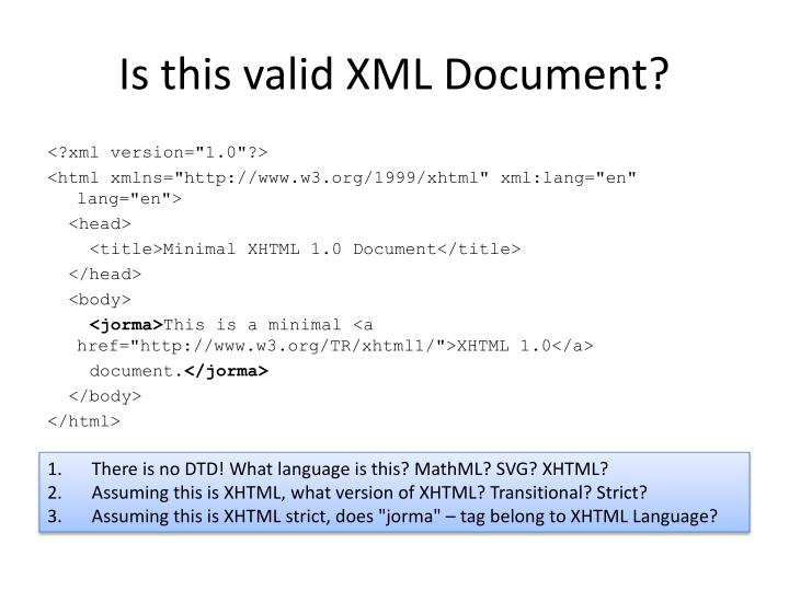 PPT - Introduction to XML PowerPoint Presentation - ID:4365977