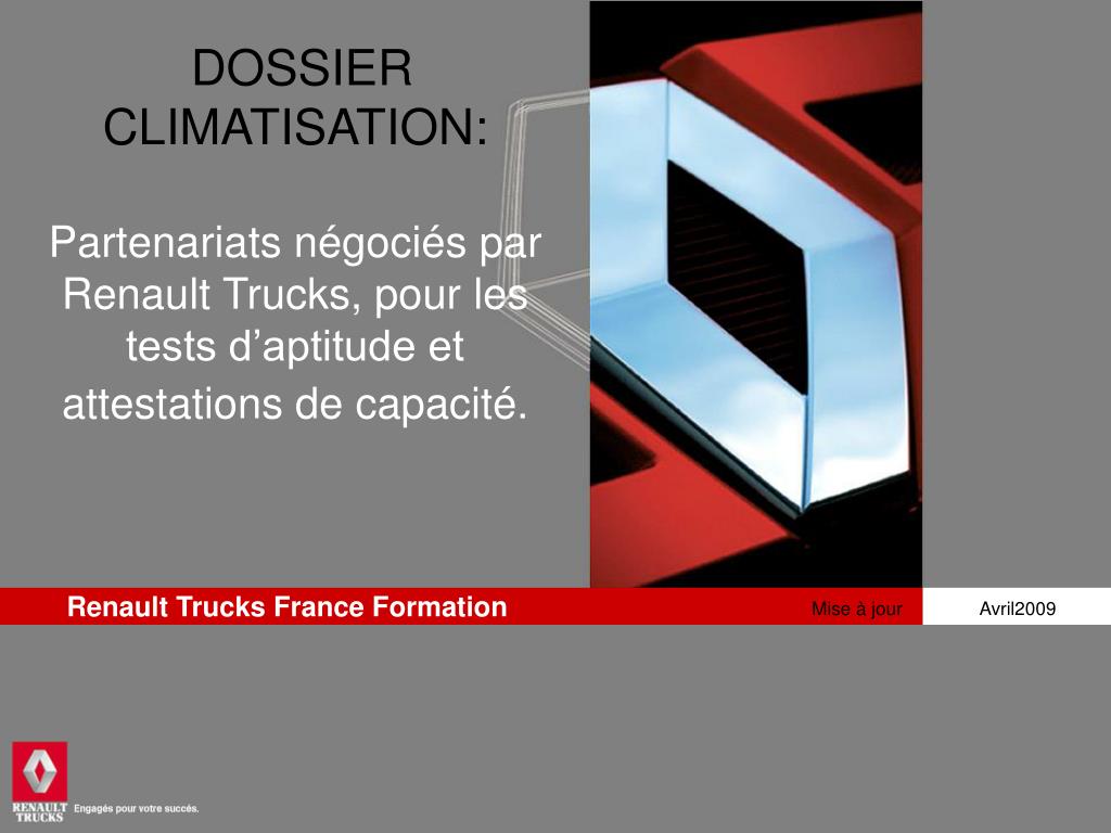 PPT - Renault Trucks France Formation PowerPoint Presentation, free  download - ID:4367440