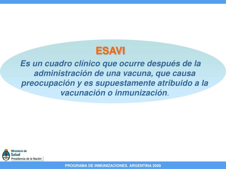 Esabi PPT - Vigilancia de ESAVI PowerPoint Presentation - ID:4368398