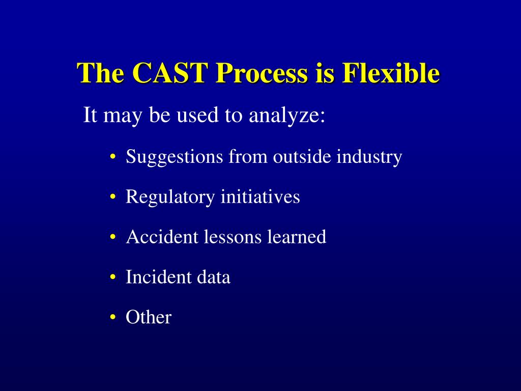 PPT - Commercial Aviation Safety Team (CAST) Plan & Metrics PowerPoint ...