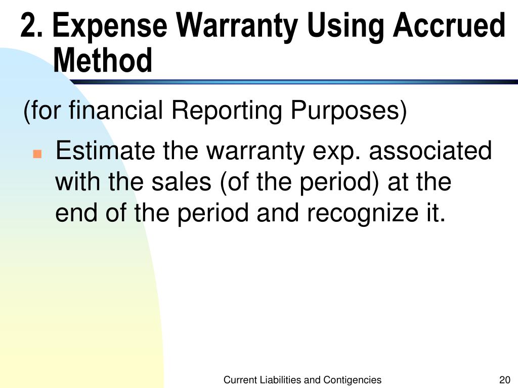 PPT Current Liabilities and Contingencies PowerPoint Presentation