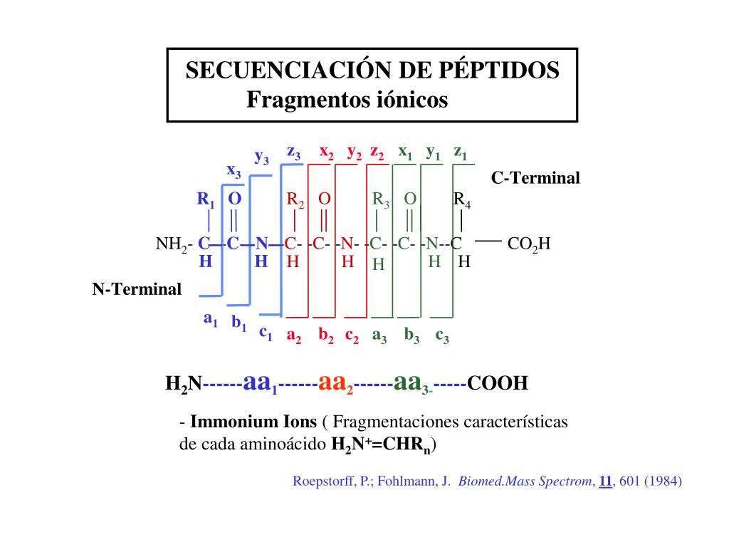 PPT - La Espectrometria de Masas en la Identificación de Proteinas ...