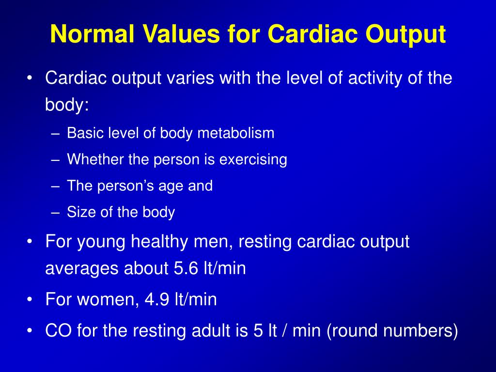 Cardiac output