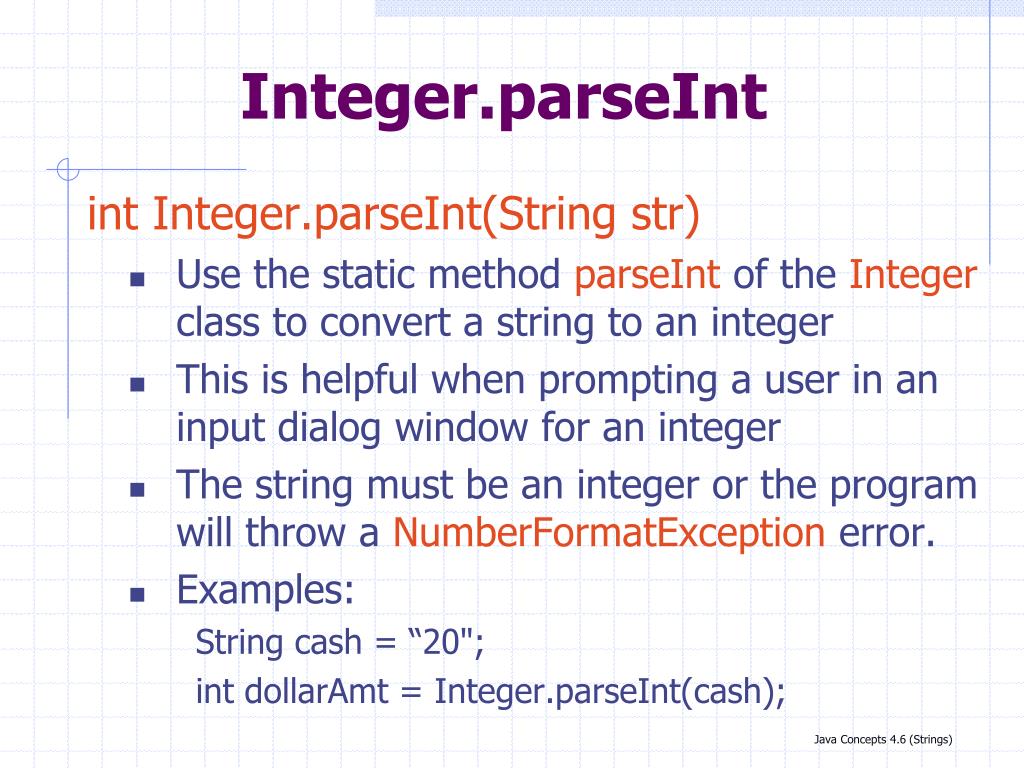 Int это целое число. Класс integer. Метод integer.PARSEINT. PARSEINT java. Integer параметр.