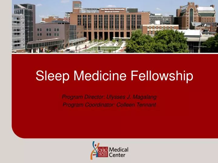 PPT Sleep Medicine Fellowship PowerPoint Presentation, free download ID4371996
