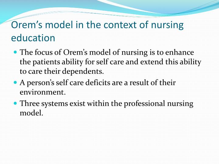 orems theory and family health nursing essay orems theory and family health nursing essay