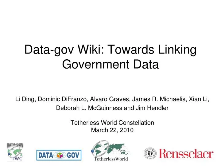 Linking Government Data