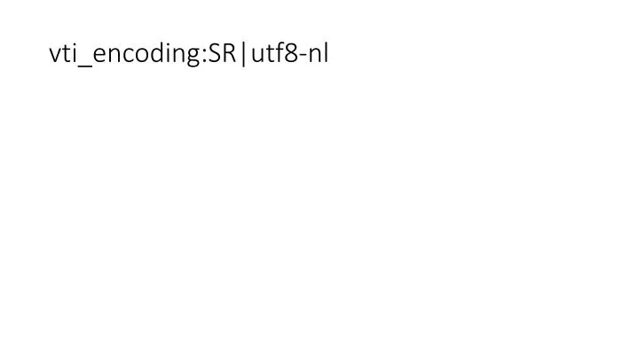 vti encoding sr utf8 nl n.