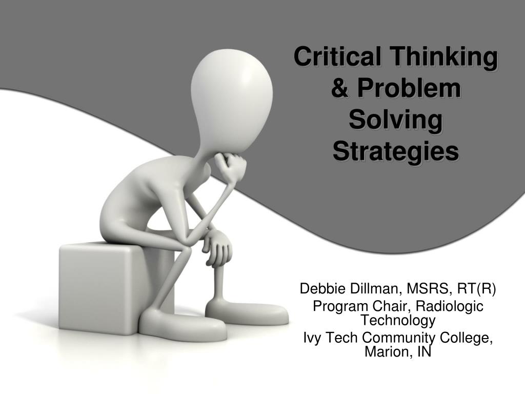 critical thinking & problem solving course
