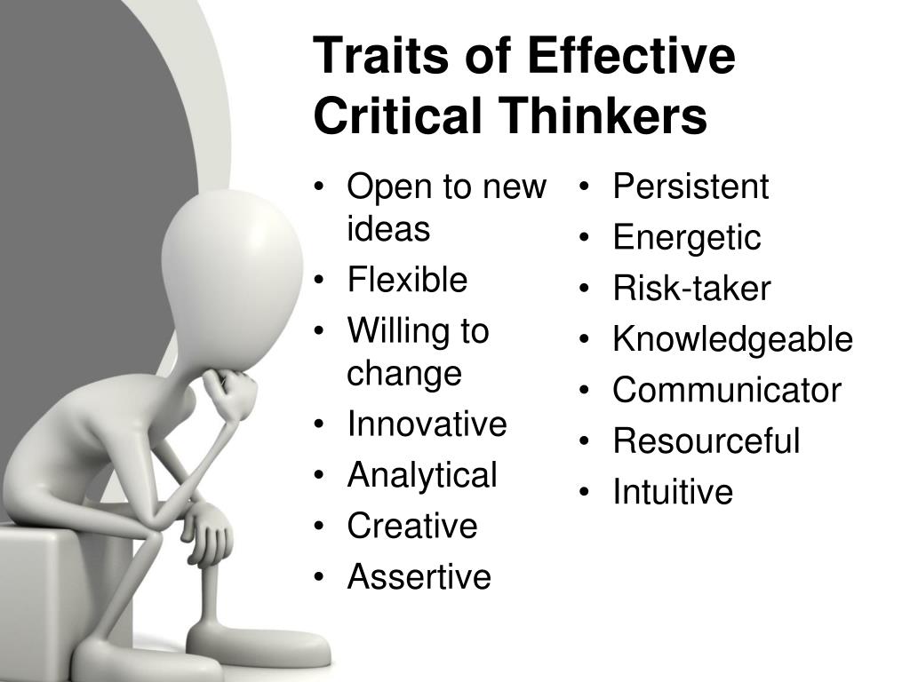 what is characteristics of critical thinking