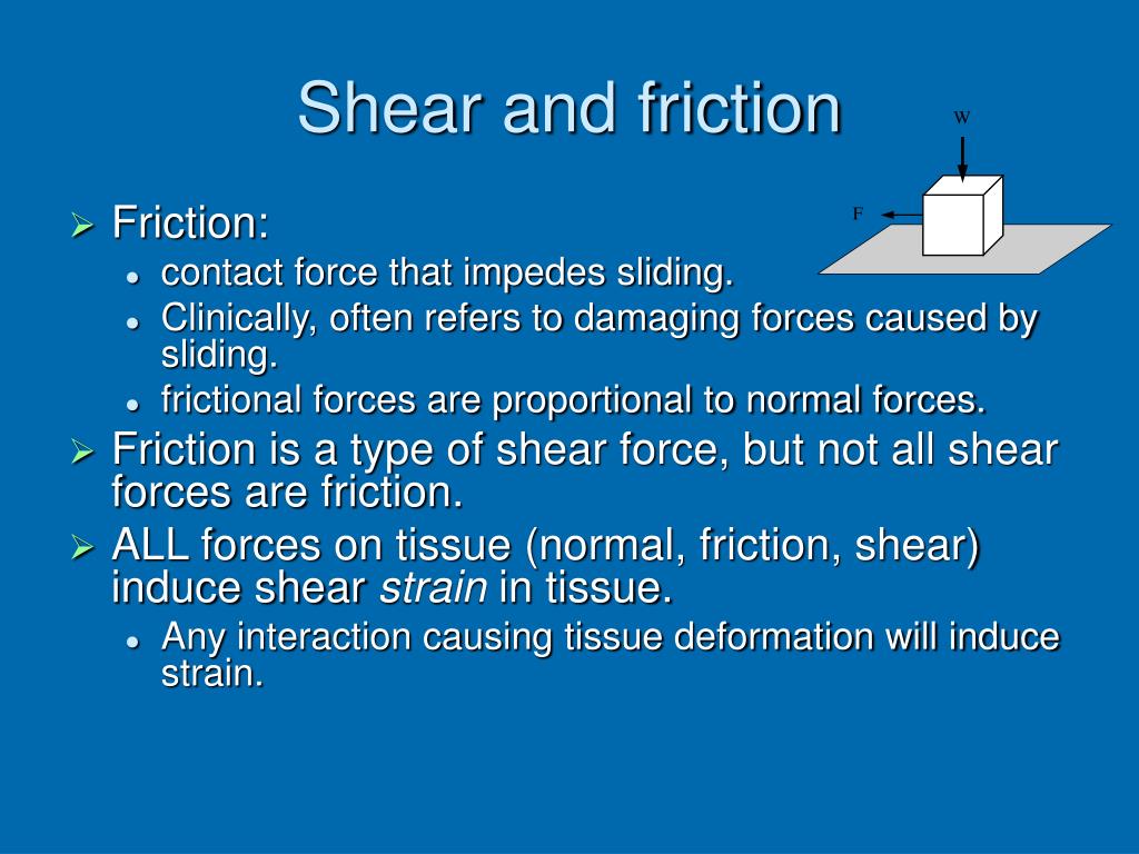 PPT PU etiology forces Normal and shear Load redistribution Mat